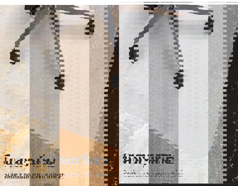 Marlow Non Slip Office Chair Desk Mat Floor Computer Carpet Protector PVC Clear