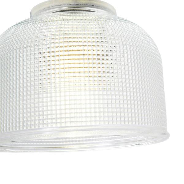Modern Domed Transparent Etched Glass Pendant Lighting Shade - 15cm Image 5
