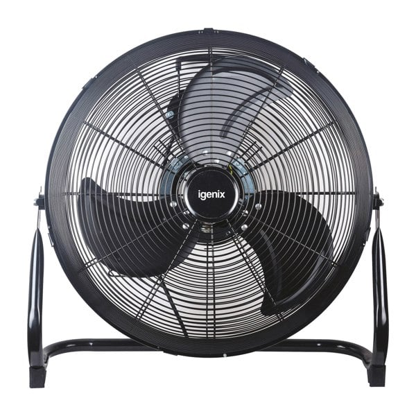 igenix Air Circulator Floor Fan, 3 Speeds, 18 Inch, Black