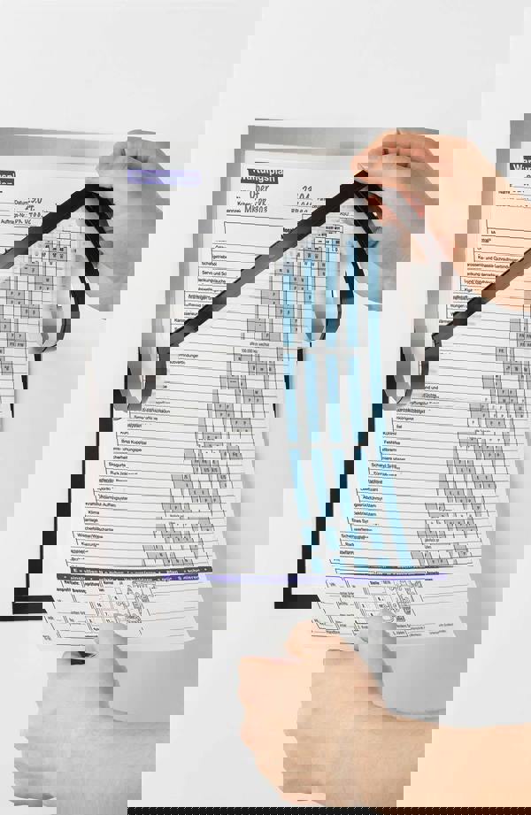 Durable DURAFRAME NOTE Magnetic Document Frame for Metal | A4 Silver