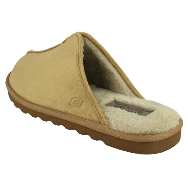 Skechers Mens Skechers Memory Foam Vegan Open Back Slippers Palco 66094