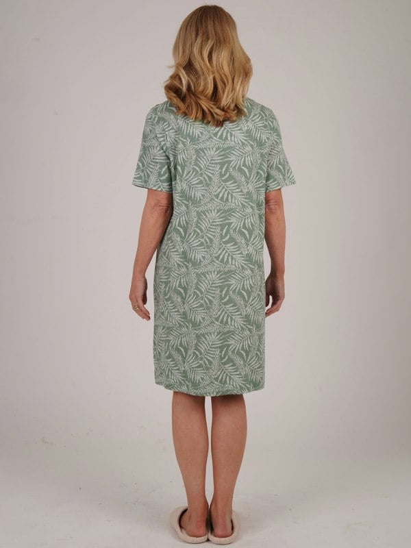 TIGI-Wear Fern Ivory Print Night Dress