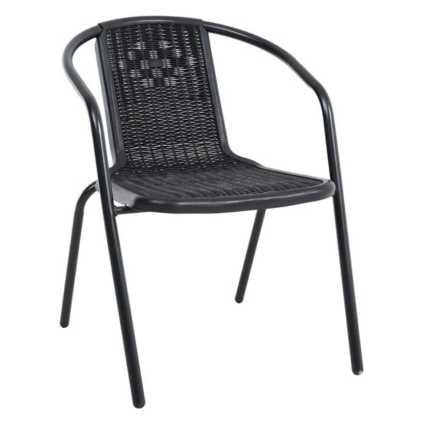 Set of 6 Stacking Patio Dining Side Chairs for All Weather Outdoor Bistro Garden Patio Side Chair Living and Home