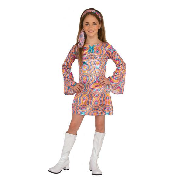 Bristol Novelty Girls Go Go Girl Costume - Multicoloured - 