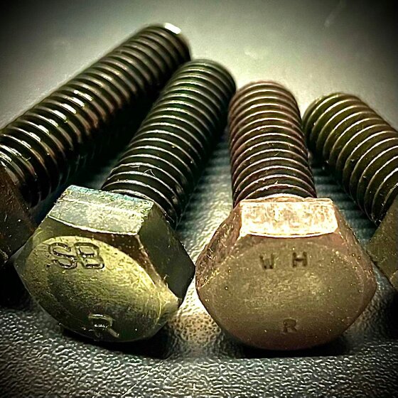 Fixaball 1/4" BSW Whitworth Hex Set Screw Bolt High Tensile 8.8 Self Colour