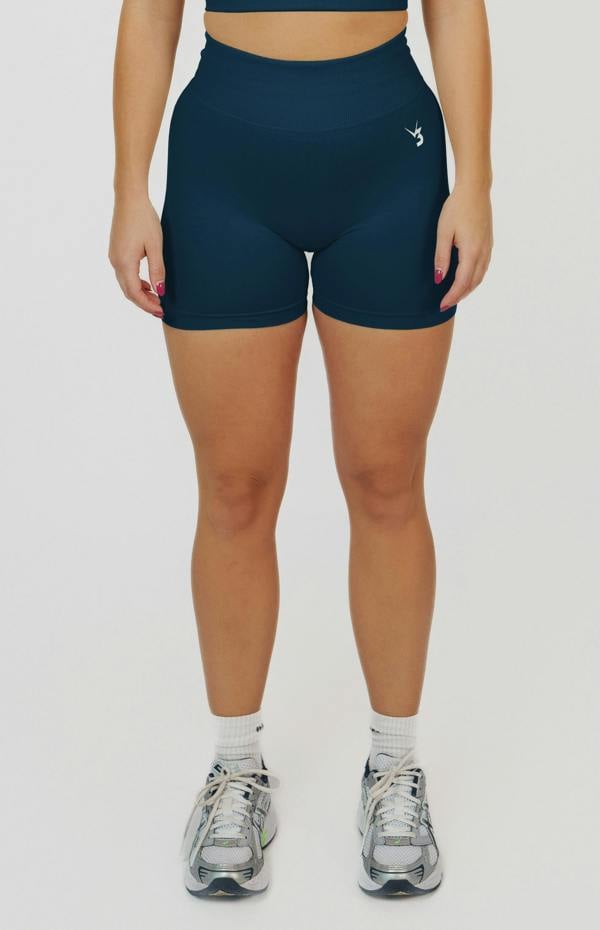 V3 Apparel Form Seamless Scrunch Sports Bra, Leggings & Shorts Set - Deep Turquoise