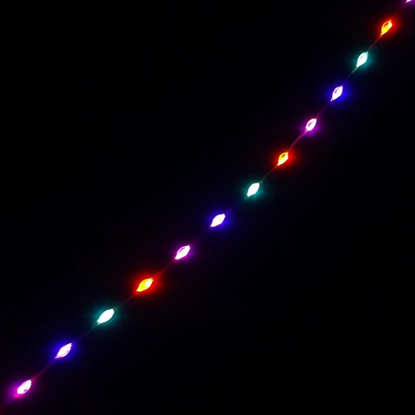 Samuel Alexander 6.4m Compact MicroBrights Christmas Lights with 400 LEDs in Rainbow