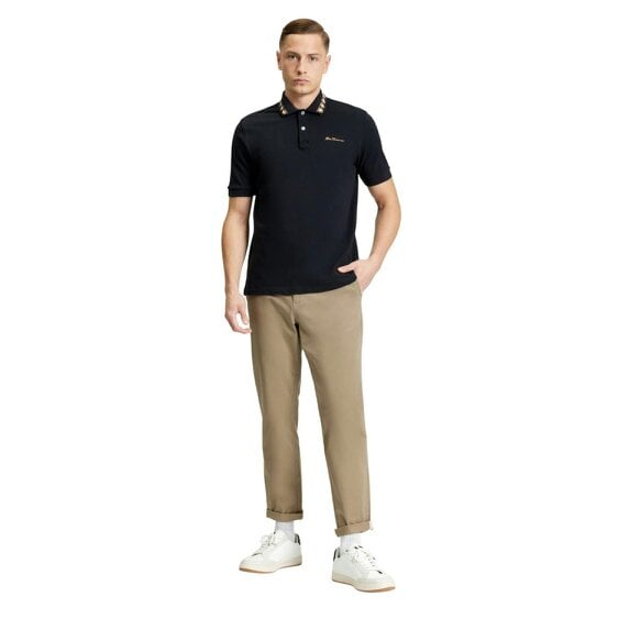 Ben Sherman Mens Interest Polo Shirt - Black