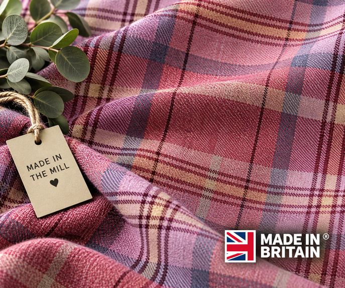 Made in the Mill Blue Badge Permit Holder - Bichon Tweed
