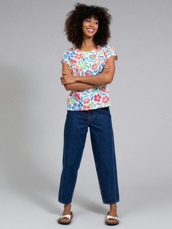 Kite Womens Organic Alum Jersey Top Tropicarnival