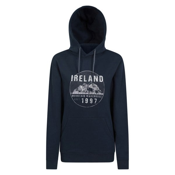 Mountain Warehouse Women's Ireland Circle Overhead Hoodie - Navy