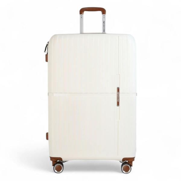 Infinity Luggage Strong Hard Shell Suitcase Set 8 Wheel Cabin Luggage Holiday Travel Case