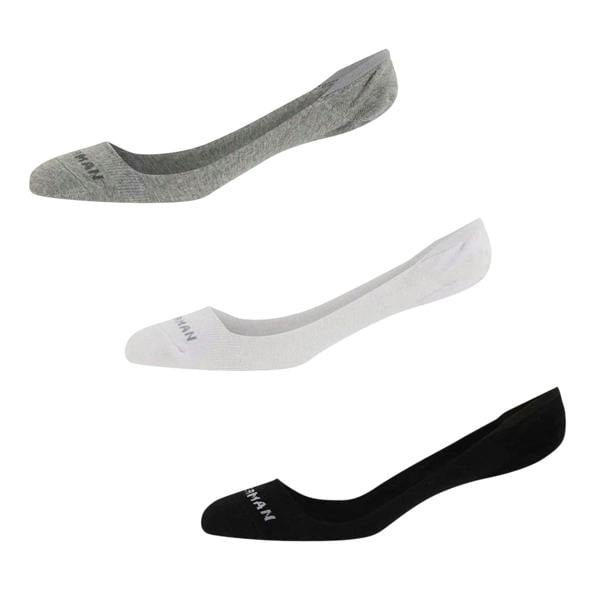 Ben Sherman Mens Makalu Logo Liner Socks (Pack of 3) - Black/White/Grey - 