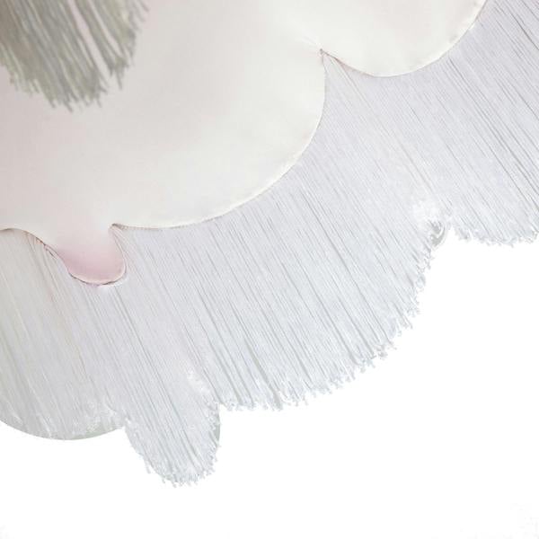 Pink Butterfly Victorian Vintage Lamp Shade with Oval Velvet Sections Image 5