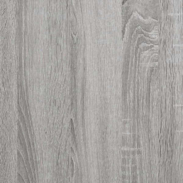 Berkfield Record Cabinet Grey Sonoma 74.5x38x48 cm Engineered Wood