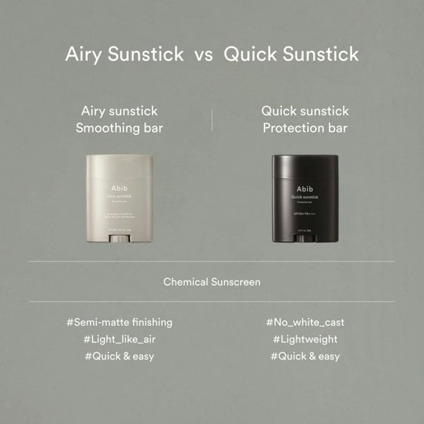 ABIB Airy Sunstick Smoothing Bar SPF50+ PA ++++ 23g