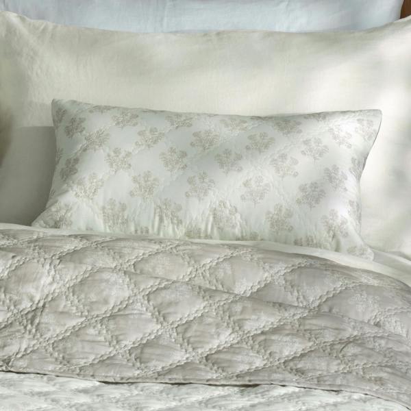 Soak&Sleep Natural Reversible Floral Print Bedspreads