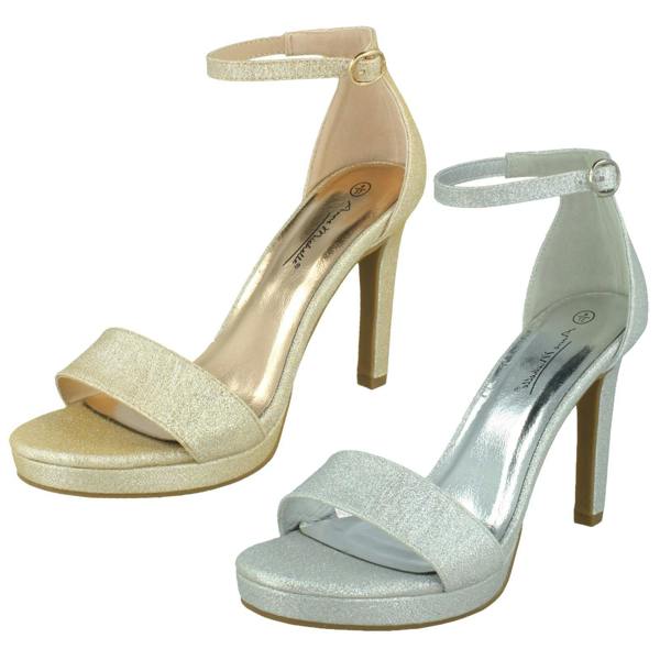Anne Michelle Ladies Anne Michelle High Heel Sandals F10984