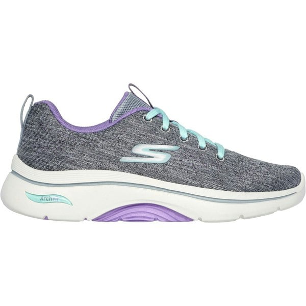 Skechers GO WALK Arch Fit 2.0 Vivid Sunset Women's Trainers in Grey/Lavender