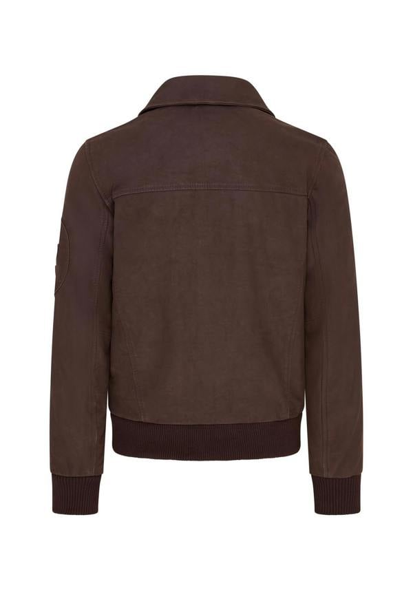 Infinity Leather Mens A2 Cowhide Leather Bomber Jacket-Eura