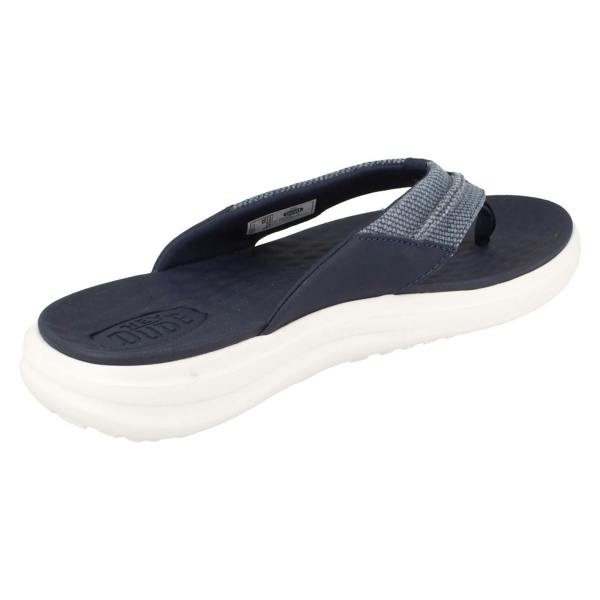 HEYDUDE Mens Hey Dude Casual Toe Post/Flip Flop  Finn Flip Braided