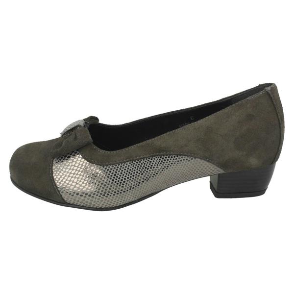 Da Bella Ladies Da Bella Slip On Heeled Shoes Saltby