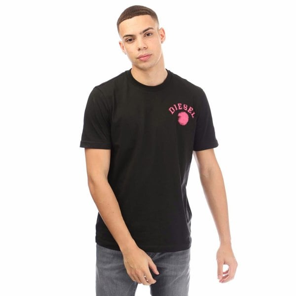 Diesel Mens T-Just 10-4 T-Shirt - Black