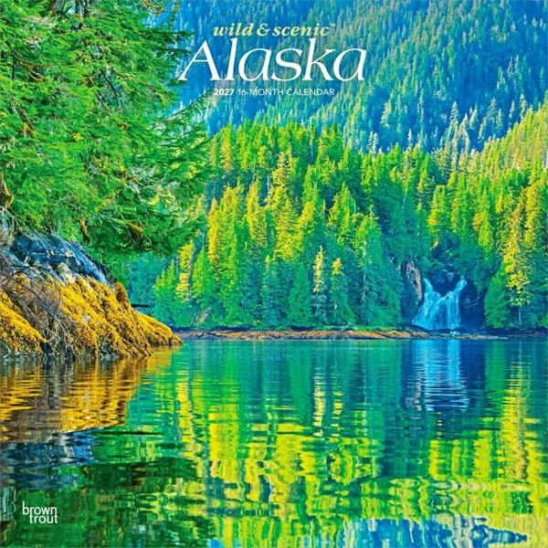 Wild & Scenic, Alaska Calendar 2027, Wall Calendars, Month To View, Travel, Gift