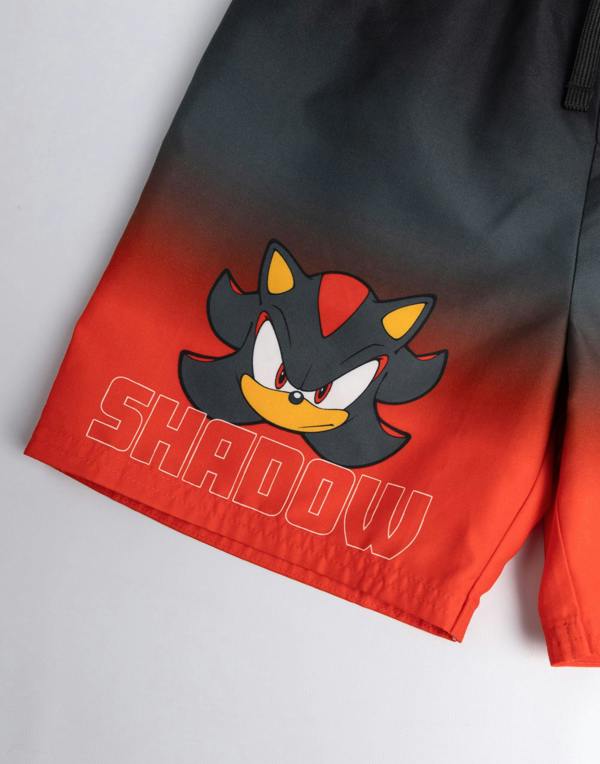 Vanilla Underground Sonic the Hedgehog Boys Red Shadow Swim Shorts