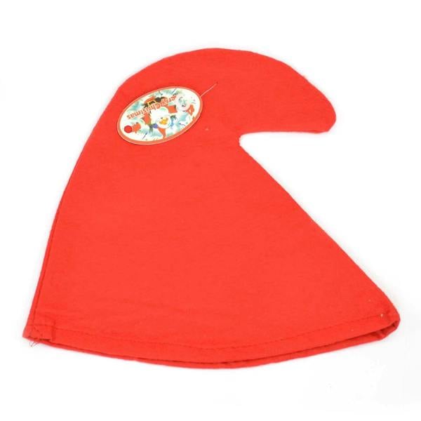 Red Gnome Smurf Style Christmas Party Hat Soft Plush Fancy Dress Accessory for Festive Displays image 3