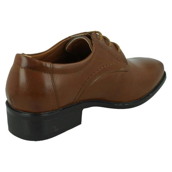Spot On Boys Low Heel Lace Up Smart Shoes N1157
