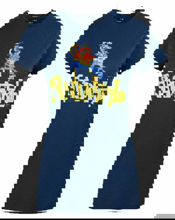 The Muppets Womens Blue Animal Short Sleeved T-Shirt