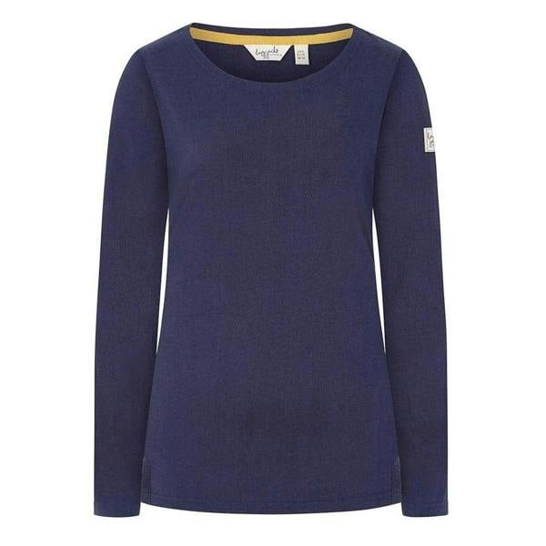 Lazy Jacks Womens/Ladies Plain Breton Top - Twilight - 