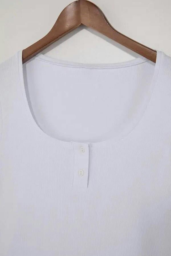 WOVCOR Pool Neck Fitted Knitted Plus Size Blouse