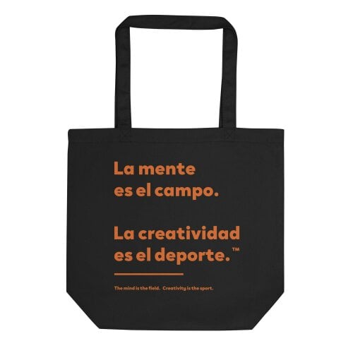 Anchor & Crew Creativity Is The Sport Creative Standard Recycled Cotton Tote Bag