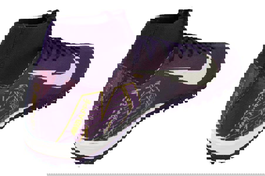 Nike Zm Superfly 10 Academy Km Tf Mens Football Boots Fq8333 Trainers  500 - Grand Purple Pale Ivory 500 - Photo 2