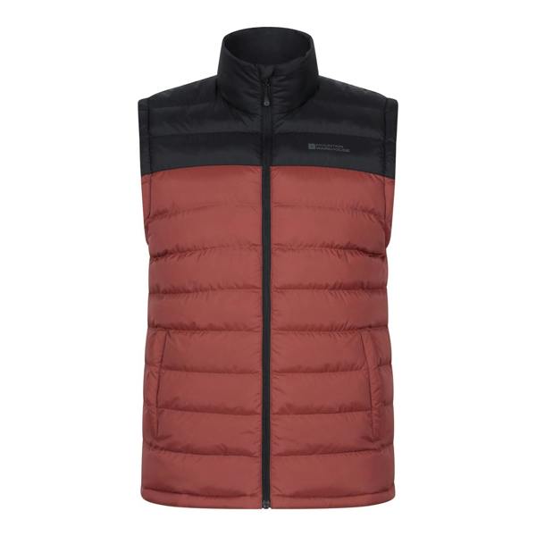 Mountain Warehouse Mens Seasons II Padded Gilet - Berry - 