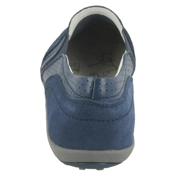 Down to Earth Ladies Down To Earth Leather Casual Shoes F80423