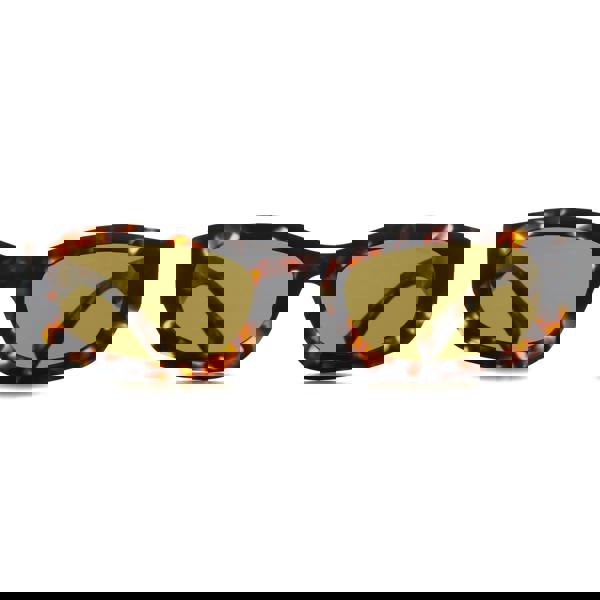 Miu Miu Sunglasses MUB04S 14L09Z Havana Honey Dark Brown