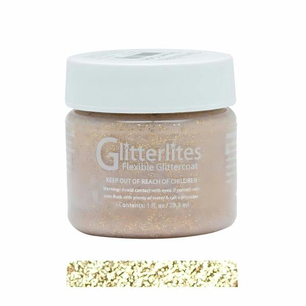 Angelus Glitterlites Paint - Sparkling Glitter Effects for Leather 1oz
