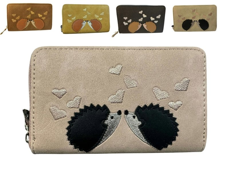 Solis Accessories Hedgehog Concertina Zip Around Purse