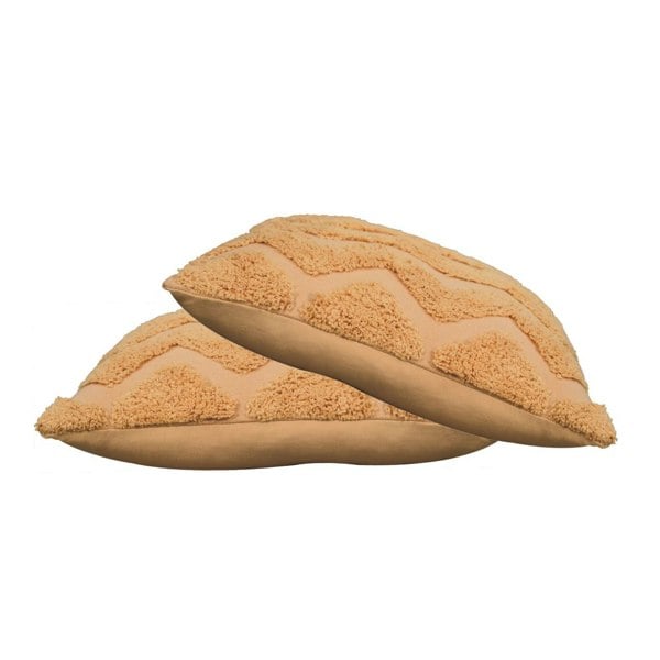 Artisan Furniture Mustard Zig-zag Cushion Set of 2