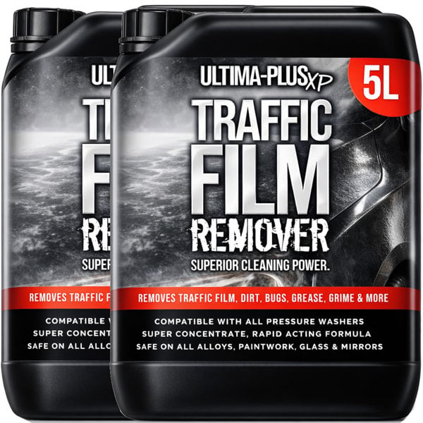 Ultima Plus XP ULTIMA-PLUS XP Traffic Film Remover TFR Cleaner Removes Dirt, Grease, Bugs and Grime For Cars, Motorbikes, Truck, Vans & More 10L
