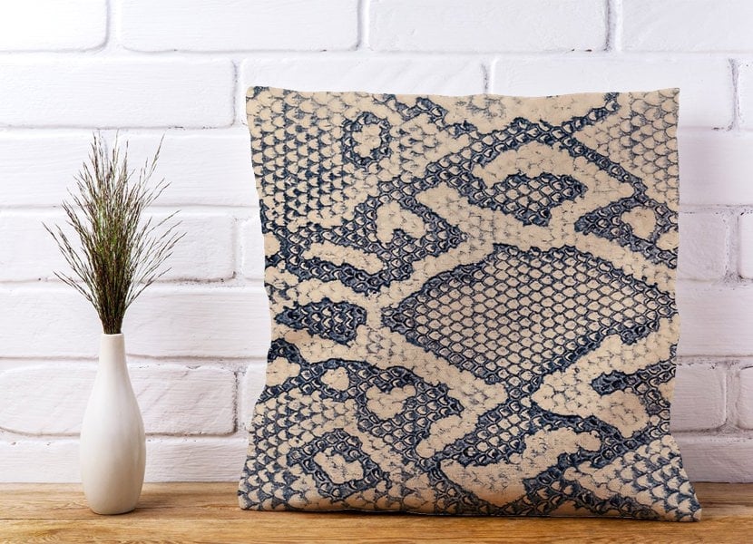 Warren Reed Snake Skin Cushions