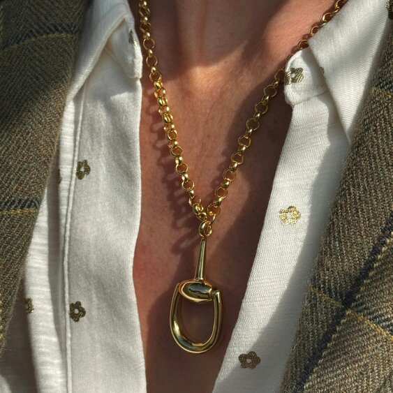 Reeves & Reeves Supersize Half Snaffle Necklace