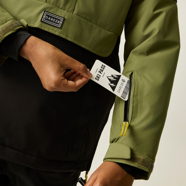 Dare 2B Childrens/Kids Freehand II Ski Jacket - Olive Green