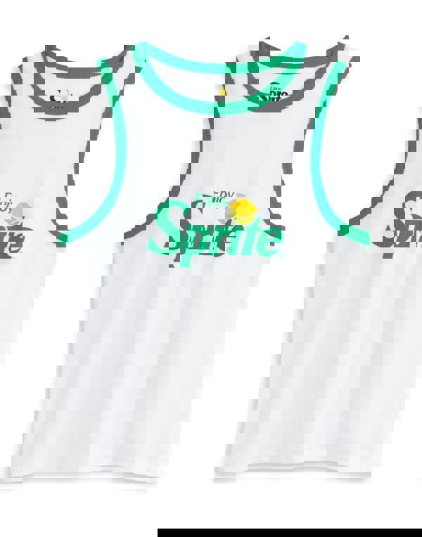 Coca Cola Womens Green Enjoy Sprite Vest and Shorts Pyjama Set