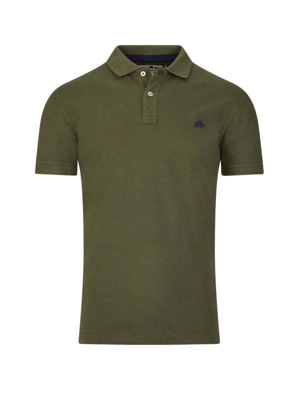 Raging Bull Mens Classic Organic Polo Shirt - Army Green