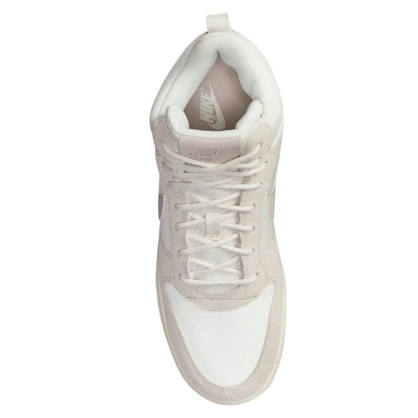 NIKE 844907 101 Nike Court Borough Mid Prem  WHITE/BEIGE TRAINER WOMEN UK 3