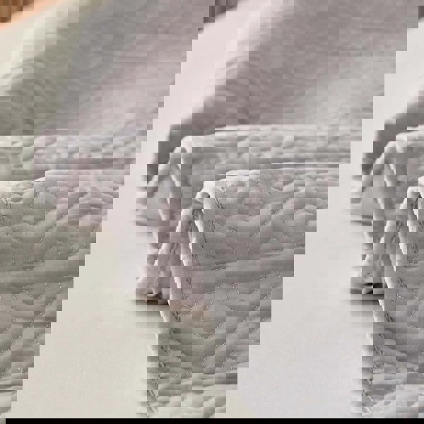 Anyhouz Anycozy Mattress Cover Gray 160x200cm Pure Cotton Soft Quilted Bed Sheet Anti-bacterial Protector Cover